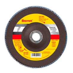 DISCO FLAP FIBRA CNICO METAL/INOX 4.1/2 (4,5) 115X22,23MM GRO 40